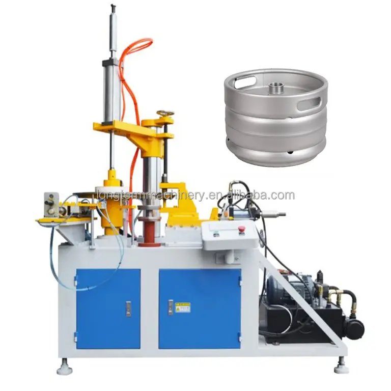 Línea de producción de barril de cerveza, máquina de calado de acero inoxidable, 5L