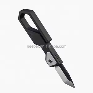 New Arrival Titanium EDC Mini Folding Knife M390 Steel As Box <strong>Cutter</strong> with <strong>Key</strong> Chain Hole for Outdoor and Everyday Life - Product Image 1