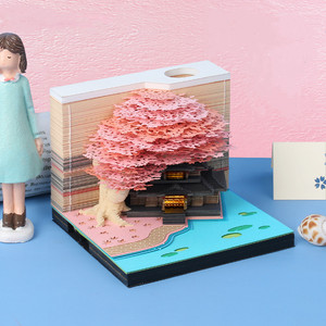 创意设计结婚树3d激光定制备忘录便签 - Product Image 6