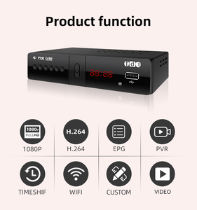 Decodificador DVB T2 de antena Full HD, receptor de TV TDT, H264, MPEG4, compatible con AC/DC POWER para Colombia y Panamá - Product Image 4