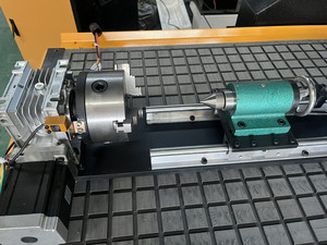 Eje de rotación de mesa de camello Jinan, fácil de operar, máquina completa, mesa de vacío, enrutador Cnc - Product Image 5