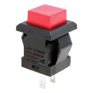 2pin interruttore a pulsante momentaneo di auto-Reset rosso o dispositivo di accensione/spegnimento dell'elettrodomestico 3A Max. Corrente - Product Image 1