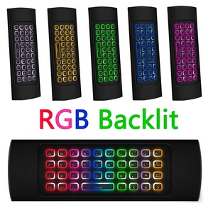 MX3 Remote Colors Backlight 2.4G Wireless Remotes <strong>Control</strong> 6-Axis IR Learning MX3 RGB Colors Backlit Air Mouse I8 <strong>Keyboard</strong> TV BOX - Product Image 5
