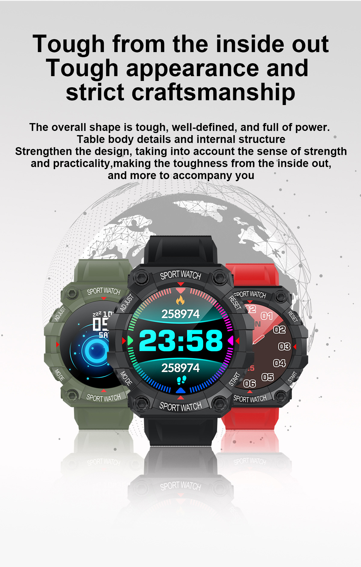 Incoming call FD68 smartwatch round color screen Heart Rate Blood Pressure IP68 Waterproof Reloje Inteligente FD68 Smart Watch