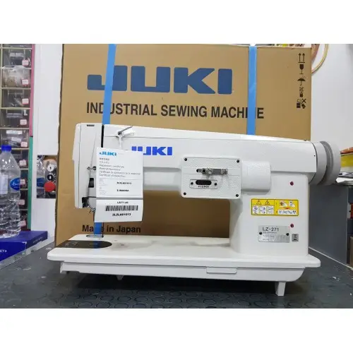 Máquina de costura jukis, máquina de costura industrial de agulha única usada jukis LZ-271 zig zag freehand