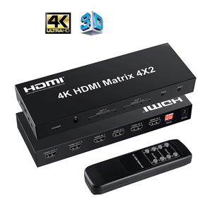 4K 4 2 out video matris değiştirici Splitter 4 2 Out 4x2 4X2 video Matrix anahtarı - Product Image 2