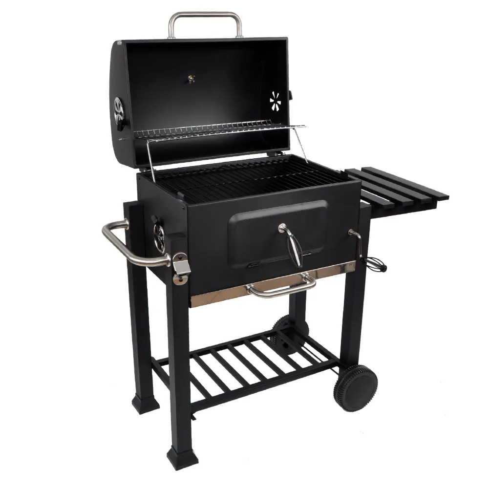 SEJR All'aperto di Grandi Dimensioni del Carbone di legna Barbecue Grill Barbecue a base di Carne Fumatore 83.5x71.5x108.5cm