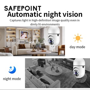 360 gradi panoramica Mini rete di sicurezza domestica CCTV telecamera HD visione notturna 2MP CMOS PTZ funzione-fiala lampadina senza fili - Product Image 6