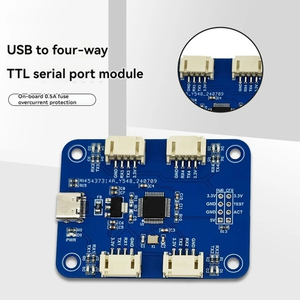 CH344Q <strong>USB</strong> Type C to 4 Port TTL Serial <strong>Module</strong> 4-Channel Serial Port <strong>UART</strong> Multi-Channel Serial Port Expansion <strong>Module</strong> - Product Image 2