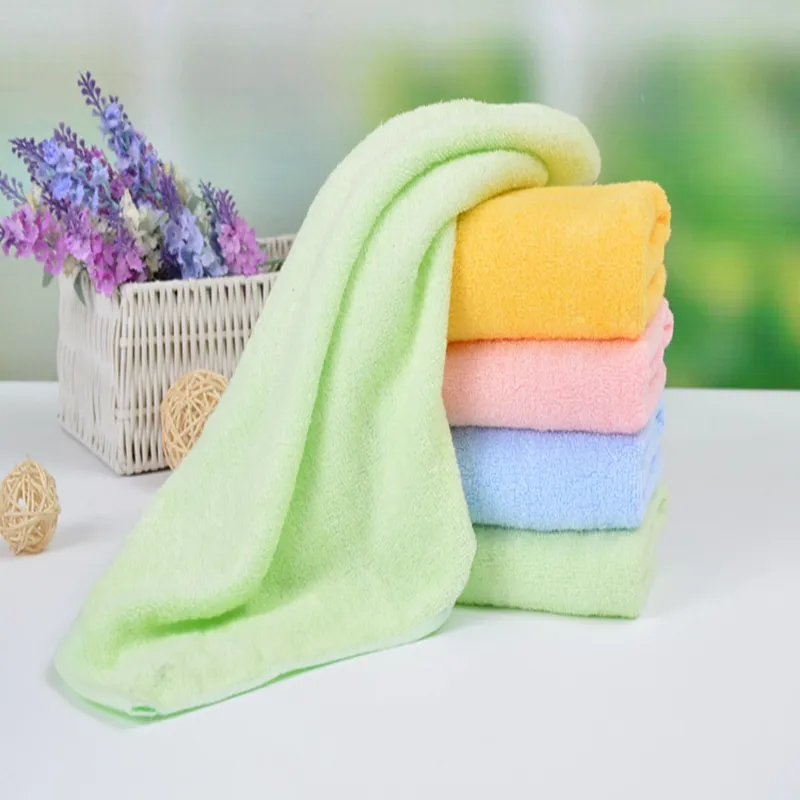 Amostra grátis de toalhas de bambu 100% pano de bambu orgânico para bebês, toalha de rosto para bebês, toalhas de banho de bambu para bebês