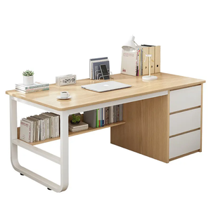 Coworking Cheap Home Office Furniture <strong>Computer</strong> <strong>Table</strong> <strong>with</strong> Drawers Popular Executive Customized Wooden Laptop Desk - Product Image 2