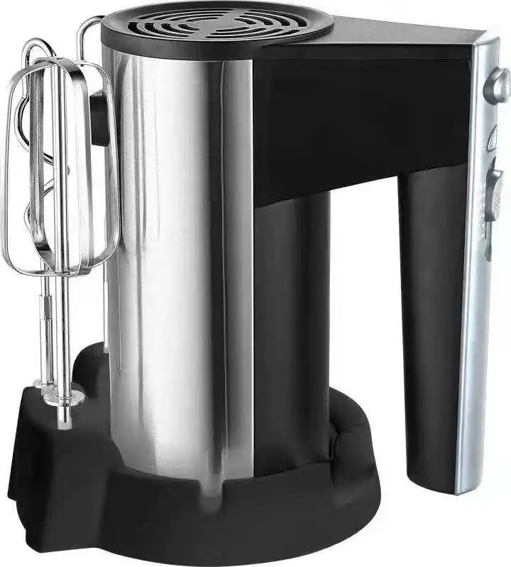 haushaltsgeräte mini-elektrischer handmixer mit halter teighaken schläger 5 geschwindigkeitsregelung elektrischer kuchen-handmixer 120 w