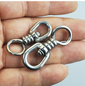 High Quality 304 Stainless Steel Heavy Duty Single Rolling <strong>Swivel</strong> Fishing Snap <strong>Swivel</strong> Fishing Tackle <strong>Swivel</strong> - Product Image 6