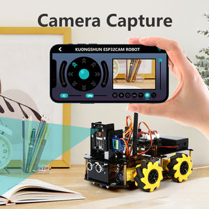 RoboWiz ESP32Cam 328P Robot Kit Placa de desarrollo de código abierto Smart Robot Car ESP32 Cámara Robótica Kit de inicio para Ardunio