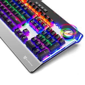 Tastiera meccanica cablata J30 tasti 104 retroilluminazione USB pulsanti di controllo multimediale illuminazione meccanica RGB tastiera da gioco - Product Image 3