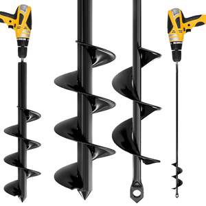 Xách Tay Đất nới lỏng vườn hạt giống trồng cầm tay Trái Đất Auger khoan trồng lỗ máy xúc khoan bit - Product Image 1