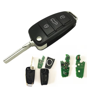 ไม่มีกุญแจรีโมทรถยนต์3ปุ่ม8E ชิป433/868MHz สำหรับ Audi A6 S6 <span class=keywords><strong>Q7</strong></span> 2004-2015 iyz 3314 4F0837220R /d 4F0837220M /t <span class=keywords><strong>KEY</strong></span>