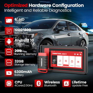 Thinktool pemindai diagnostik mobil Mini, alat diagnostik mobil obd2 ECU pengkodean tes aktif 28 Reset gratis pembaruan seumur hidup - Product Image 4