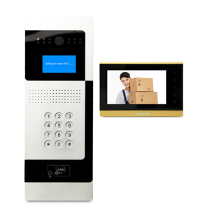 Sistema de intercomunicación con cable IP barato pantalla táctil de 7 pulgadas tableta interior POE Monitor interior sistemas de intercomunicación para edificios de apartamentos