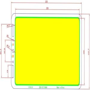 Rgb led noktası piksel ışık smd 3 rgbw rüya renk 12v parlak arka kızılötesi ws2801 kenar aydınlatma kare led modül lamba - Product Image 4