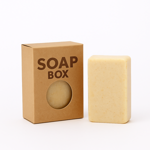 <strong>Box</strong> Printing Manufacture Cardboard 400g Kraft Packaging <strong>Rectangle</strong> Candle Gift Arts Kraft <strong>Display</strong> Paper Boxes With Clear <strong>Window</strong> - Product Image 4