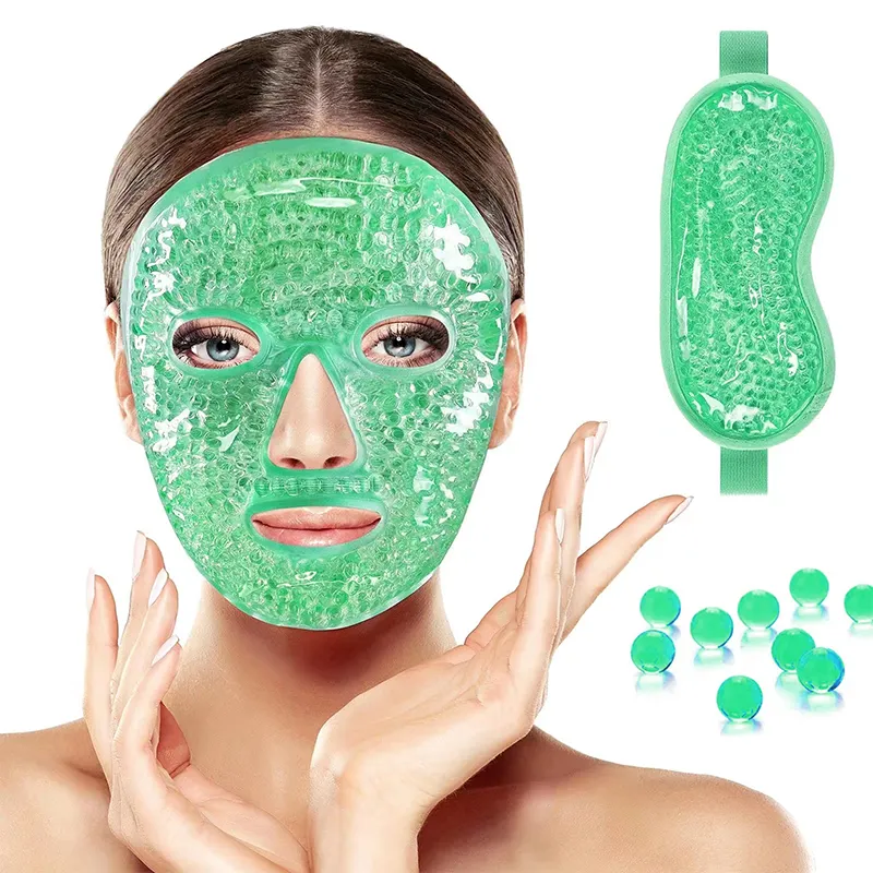 Transparente Polímero Geléia Cor Cristal Solo Bola Água Gel Beads Para Refrigeração Reutilizável Eye Mask