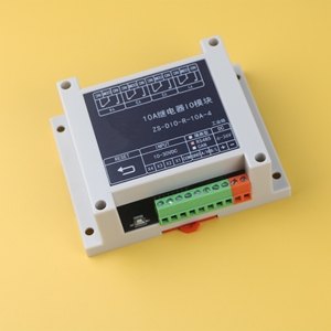 工业DIN导轨RS485 IO模块，具有4个数字输入和4个继电器输出，用于自动化系统 - Product Image 4