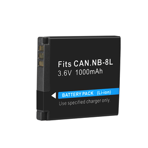 <span class=keywords><strong>NB</strong></span>-8L için 3.6V 1000mAh Ca olmayan Power Shot A3300 A3200, CB-2LAE kamera pil