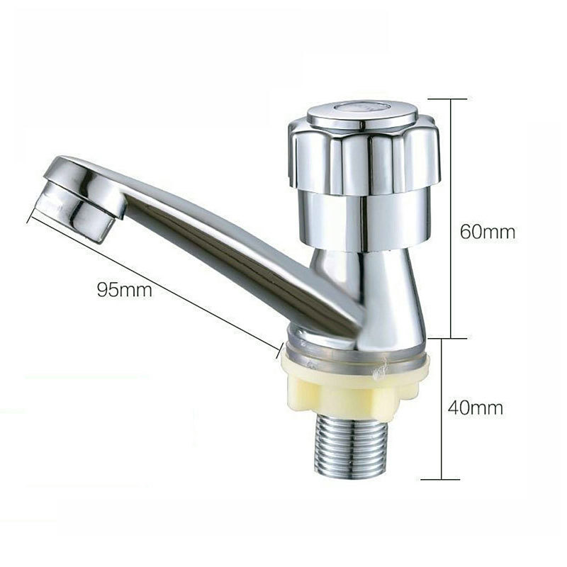 Grifo monomando de agua fría para lavabo, cobre 98.