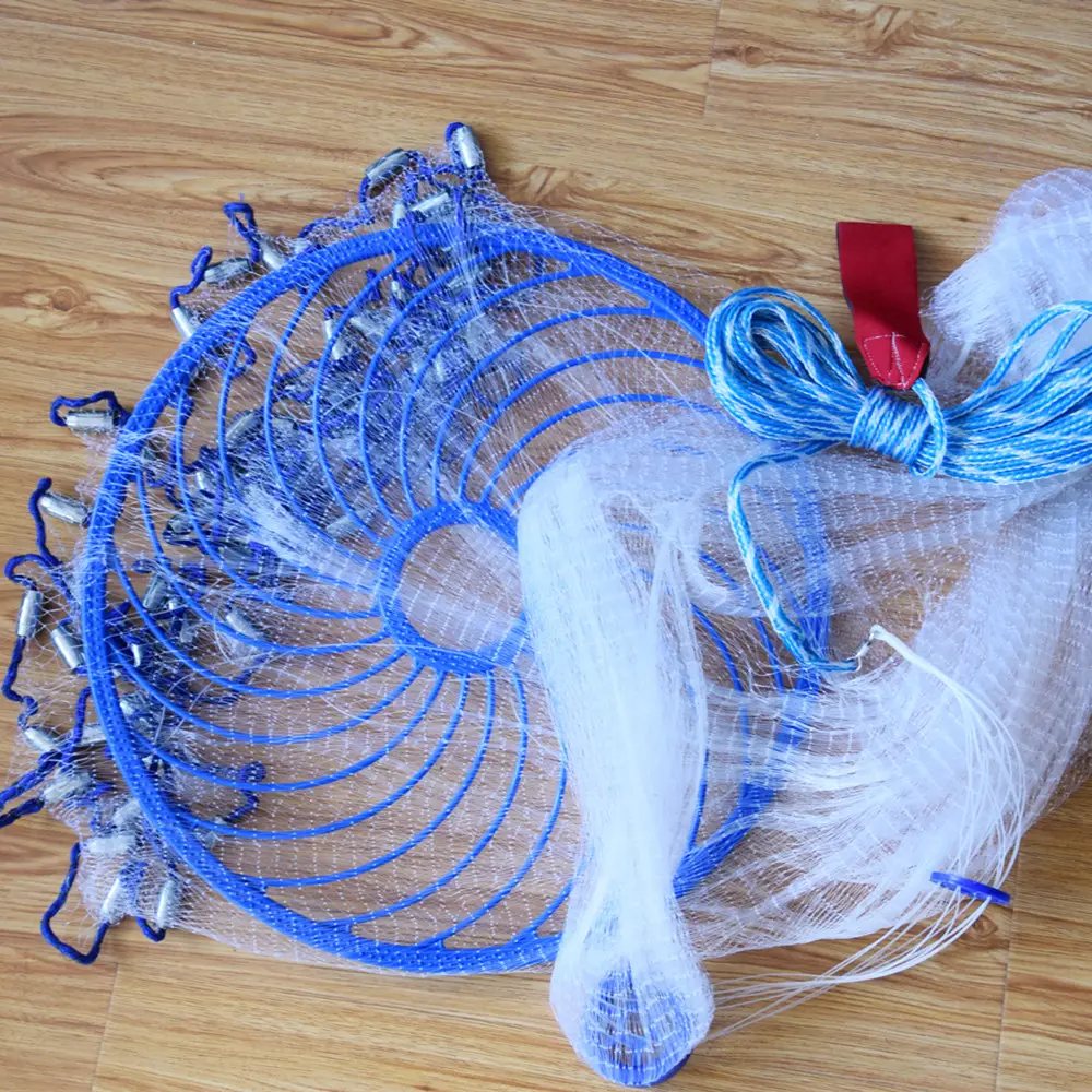 Fishing Cast Nets Hand Throwing Fish Net Cast Net for Wholesale