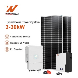 Wingosolar โรงไฟฟ้าพลังงานแสงอาทิตย์เซลล์แสงอาทิตย์ออฟกริดออกแบบได้เองระบบเก็บพลังงาน30Kw 10Kw20Kw สำหรับใช้ในบ้าน - Product Image 2