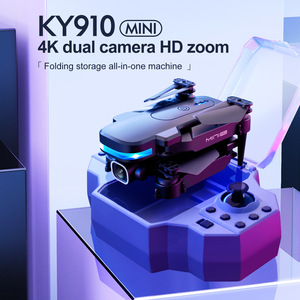 เทคโนโลยีใหม่สำหรับ KY910มินิ WiFi FPV พร้อม4K/1080P HD กล้องคู่โหมดรักษาระดับความสูงโดรน RC Quadcopter RTF - Product Image 4