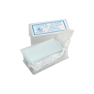מכירה אישית 22*22mm מעבדה מיקרוסקופ כיסוי להחליק קוורץ כיסוי זכוכית