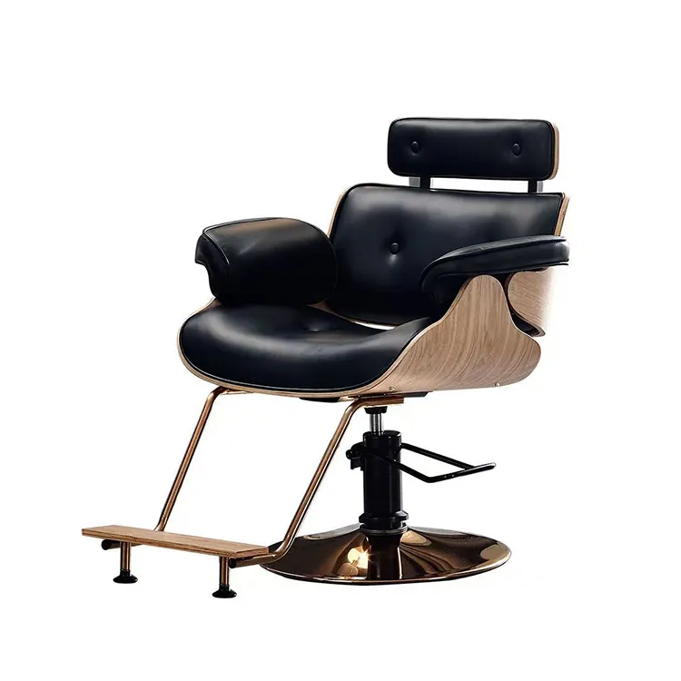 Silla de salón de belleza de estilo ocio, sillón hidráulico de peluquero con corte de pelo, precio de fábrica, 2023