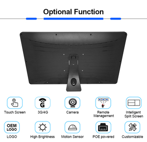 21,5-Zoll-Netzwerk 3g 4g Smart Lcd-Bildschirm 12 Volt Advertising Player Display Cms Digital Signage Software - Product Image 3