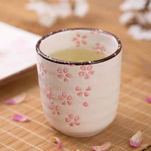 150ML porselen çay seti pembe bardağı sublime bardak japon seramik yeniden kullanılabilir kahve kupası retro taş <span class=keywords><strong>sakura</strong></span> sake bardak