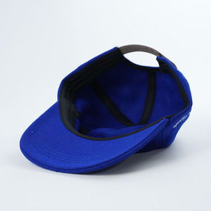 Bán Sỉ Thấp Hồ Sơ Hoàng Gia Màu Xanh 5 Bảng Điều Chỉnh Cap Tùy Chỉnh Thêu Logo Da Điều Chỉnh Dây Đeo Không Có Cấu Trúc 5 Bảng Điều Chỉnh Hat - Product Image 3