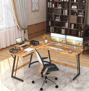 WSZ-Mesa de juegos con forma de L para ordenador, diseño moderno, escritorio ejecutivo de pie para oficina, 220416 - Product Image 3