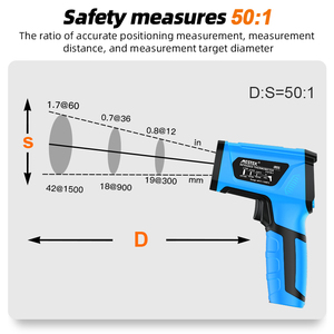 -50-1200C Pyrometer <strong>Infrared</strong> <strong>Thermometer</strong> Gun Temperature Measurement Electronic Hygrometer Digital <strong>Thermometer</strong> for Industry