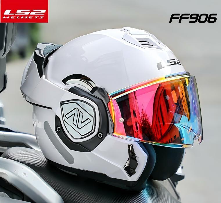 Borsa bianca scintillante per casco - adesivo antiappannamento