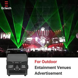 RGB màu xanh lá cây Sky chùm ánh sáng ngoài trời Laser Chiếu đám cưới Laser Show Laser Xây Dựng ngoài trời chiếu - Product Image 4