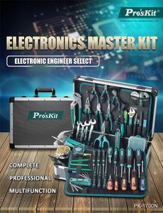 Dayanıklılık ve hassasiyet sağlayan profesyoneller için proskeç PK-1990 profesyonel elektrik ve elektronik araç kiti - Product Image 6
