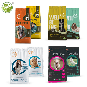 Đứng lên túi với degassing van ánh sáng-proof Ziplock dây kéo con dấu Composite Pet khô kibble đáy phẳng mèo bao bì thực phẩm Túi - Product Image 1