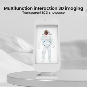 3Dホログラフィックディスプレイ21.5インチ広告タッチスクリーンモニターボックス展示会用インタラクティブ透明LCDディスプレイキャビネット - Product Image 4
