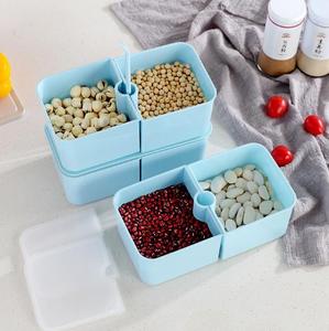 Toptan taşınabilir <span class=keywords><strong>eko</strong></span>-friednly dikdörtgen mühür plastik gıda kabı / plastik saklama kutusu / öğle yemeği kutusu