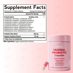 נשים בריאות פרו-ביוטי כמוסות פרו-ביוטי תערובת תמיכה פלורה אינטימית תוספת - Product Image 3