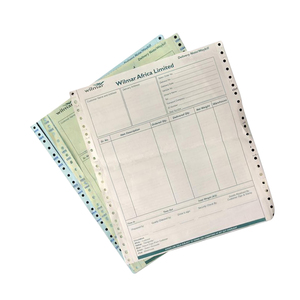 Papel de ordenador sin carbón continuo, impresión NCR sin carbón, fabricante personalizado, 2 capas - Product Image 1