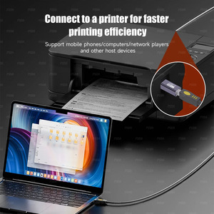 USB2.0 yazıcı adaptörü USB tip B USB C/mikro USB/Mini USB kadın erkek yazıcı sabit disk tabanı için faks makinesi tarayıcı - Product Image 6