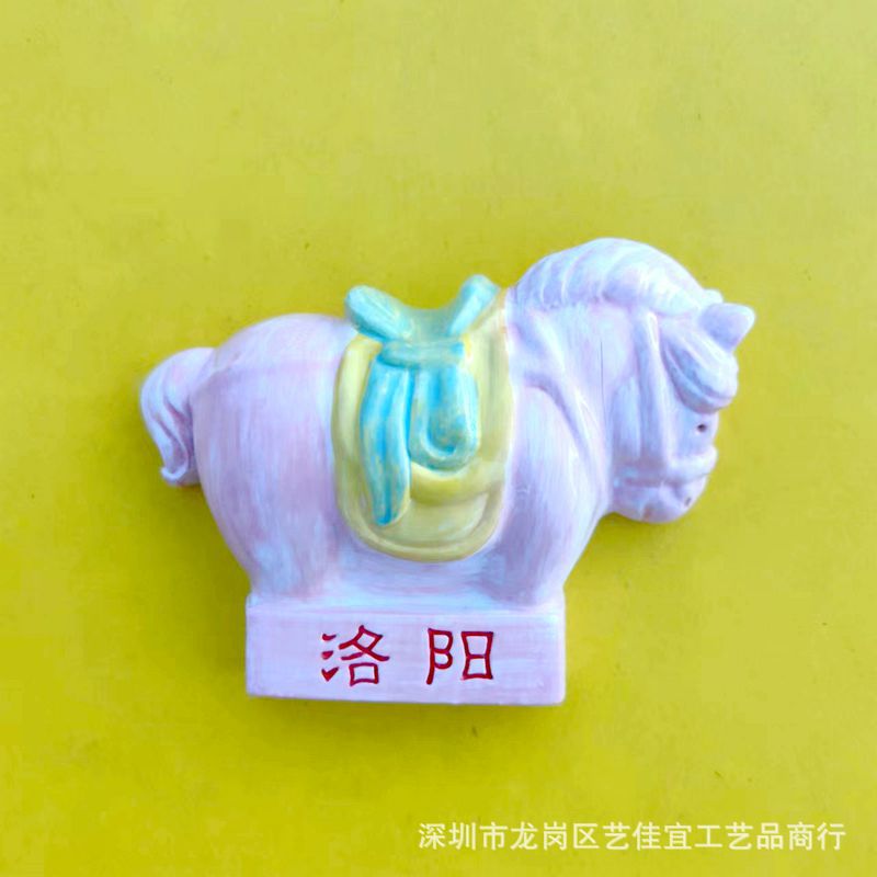 Tang Sancai piccolo cavallo grasso-versione rosa