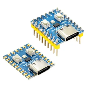 RP2040 RP2040-Zero สำหรับบอร์ดพัฒนา Raspberry Pi ไมโครคอนโทรลเลอร์โมดูลบอร์ดแบบ dual-core Cortex M0 + โปรเซสเซอร์2MB แฟลช
